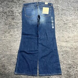 NWT Gap Low Rise Bootcut Jeans Womens 12 (34x30) Blue Western Hippie Y2K